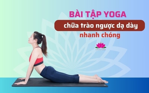 Bài tập Yoga chữa trào ngược dạ dày nhanh chóng