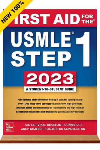 Sách ngoại văn First Aid for the USMLE Step 1, 2023, 33rd Edition