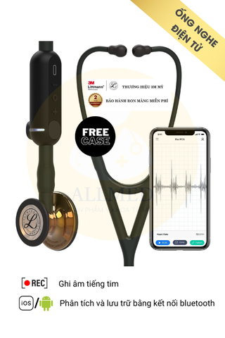 Ống Nghe 3M™ Littmann® CORE Digital Stethoscope - High Polish Copper & Black 8870