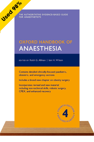 Sách ngoại văn Oxford handbook of Anaesthesia 4th, sách cũ 97-98%