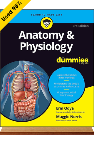 Sách ngoại văn Anatomy and Physiology For Dummies 3rd Edition sách cũ 97-98%