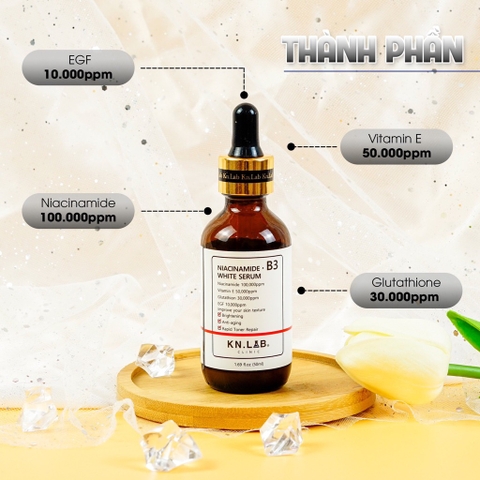 Tinh chất dưỡng trắng trị nám Niacinmide 10% B3 50ml KangnamLab - Kn.Lab