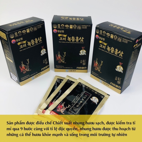 Nước hồng sâm lộc Nhung Hươu Goryeo(10ae)