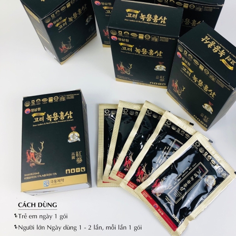 Hồng Sâm Cao Cấp Lộc Nhung Hươu