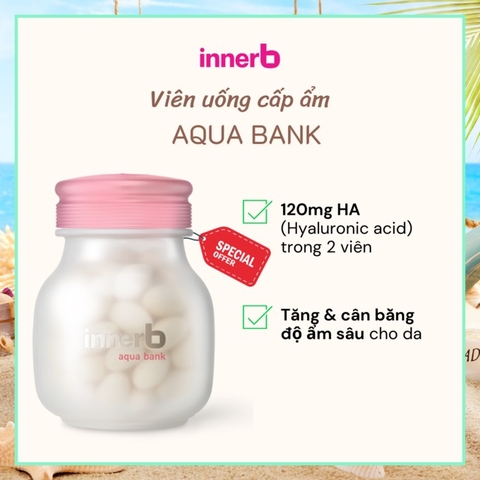 Cấp nước mẫu mới hồng Innerb Aqua Bank 56 viên (40ea)