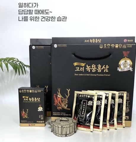 Hồng Sâm Cao Cấp Lộc Nhung Hươu