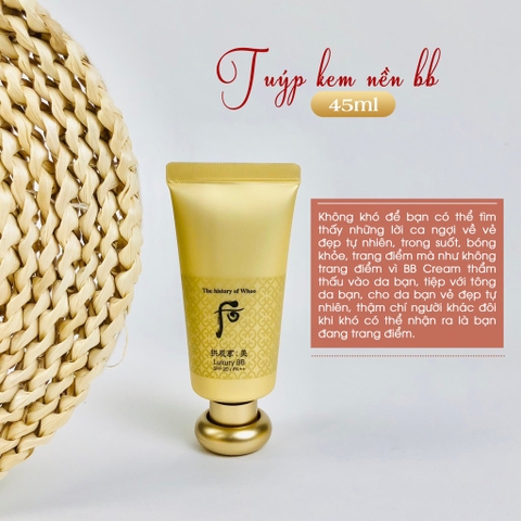 Set kem BB whoo luxury 60kw