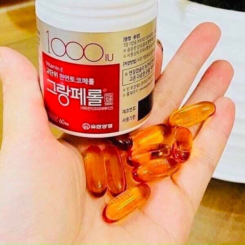 Viên uống bổ sung vitamin e hiệu thuốc yuhan 60 viên (80ea)