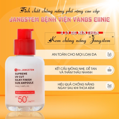 Tinh chất chống nắng phổ rộng Dr.jangstem bệnh viện Vands Clinic 50ml