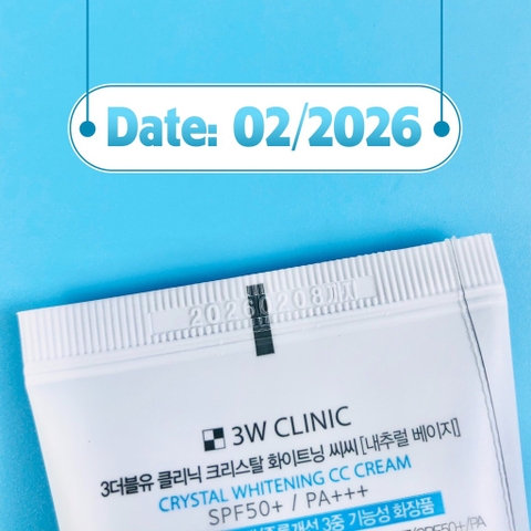 CC Cream Chống nắng lên tone 3W 50ml (100ea)