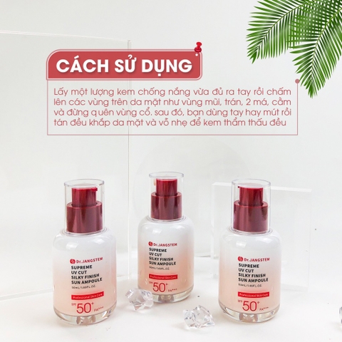 Tinh chất chống nắng phổ rộng Dr.jangstem bệnh viện Vands Clinic 50ml