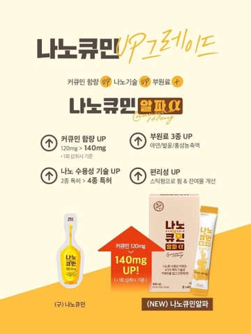 Nghệ nano cumin nội địa hàn quốc 30 ống 10ml (30ea)