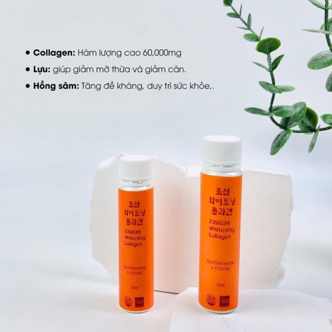 TPCN - Nước uống collagen Trắng da JoSeon Whitening Collagen 25ml 30 ống (12ea)