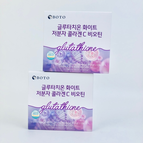 bột trắng da glutathion biotin hộp 30gói (300ea)