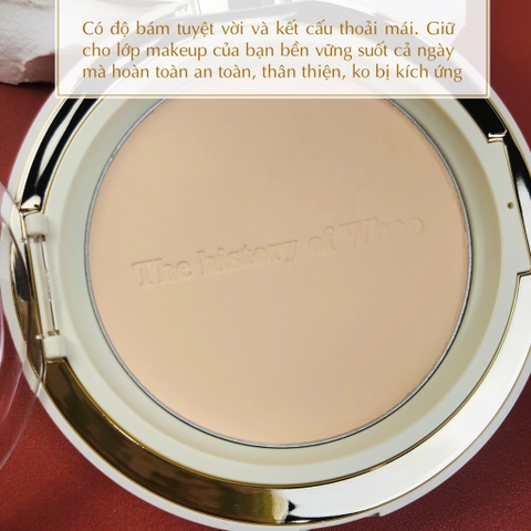 Set Phấn phủ whoo vàng luxury Powder tặng 2 son 70kw (50ea)