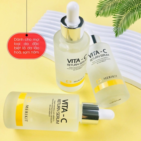 Serum dưỡng trắng đều màu da VITA - C Ronas 50ml 80ea)