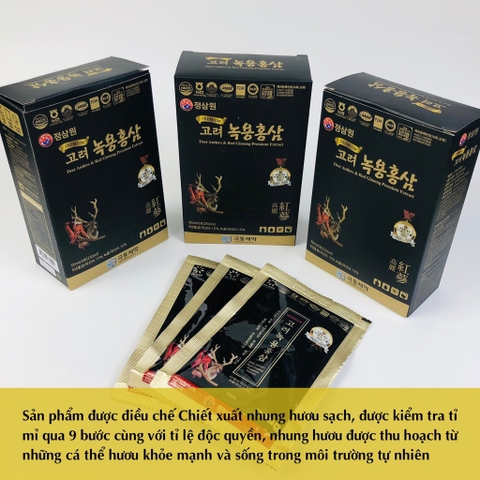 Hồng Sâm Cao Cấp Lộc Nhung Hươu