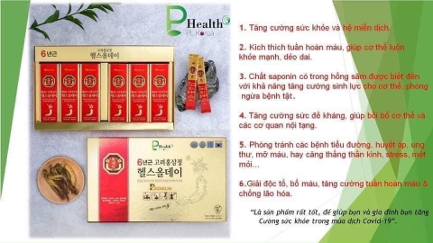 Hồng sâm người lớn hiệu thuốc Premiun 2 tháng 60 gói (10ae)