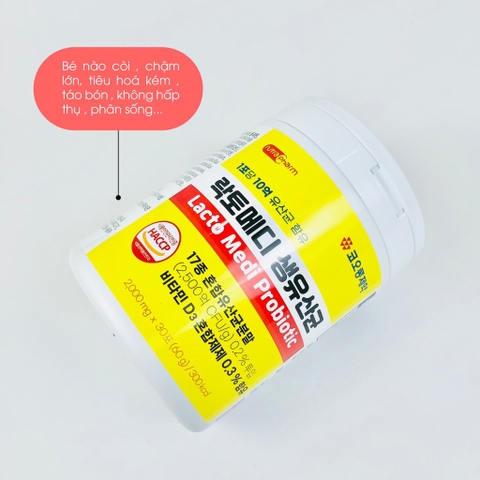 TPCN - Men tiêu hoá hãng dược Kolon pharm 60 gói 60gam (60ea)