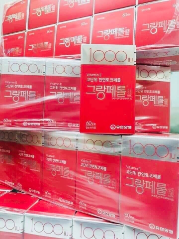 Viên uống bổ sung vitamin e hiệu thuốc yuhan 60 viên (80ea)