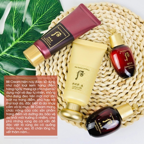 Set kem BB whoo luxury 60kw