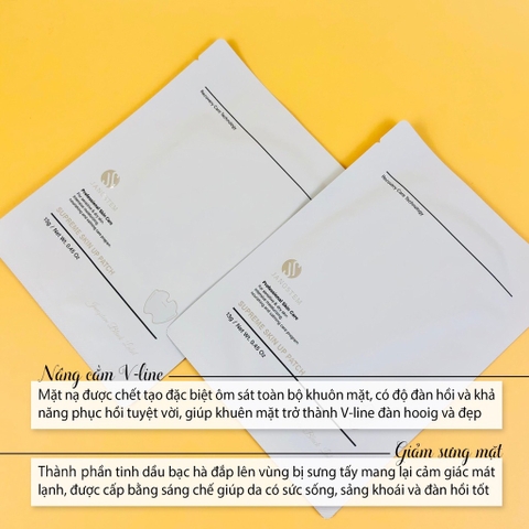 Mặt nạ Vline nâng cơ cổ jangstem bệnh viện vands clinic 49kw hộp 10 miếng (20ae)- VANG01