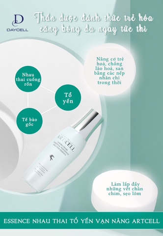Tinh chất trắng da trị nám ngọc trai tổ yến Art Cell Daycell 100ml (40ea)