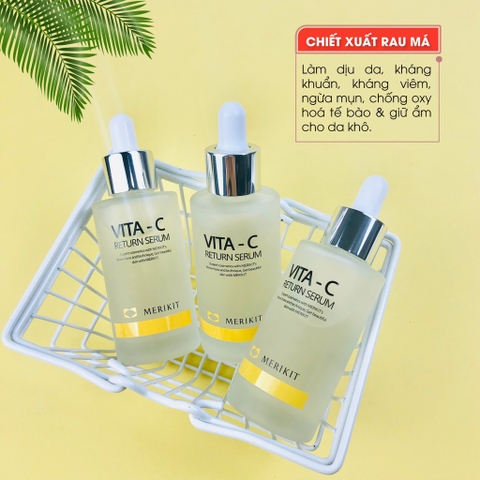 Serum dưỡng trắng đều màu da VITA - C Ronas 50ml 80ea)