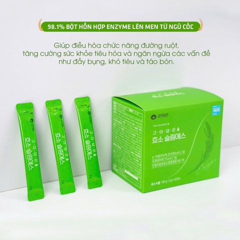 Bột giảm cân thon gọn dáng hỗ trợ tiêu hoá Enzyme Goidameun 60 gói