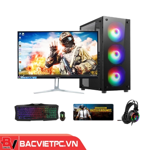 BỘ MÁY TÍNH GAMING INTEL I3 4150 | RAM 8GB| GTX 1050 TI| SSD120GB| MÀN 24INCH