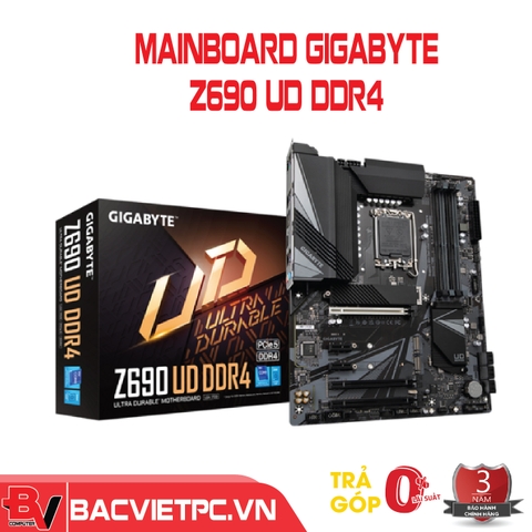 Mainboard Gigabyte Z690 UD D4 (Intel Z690, Socket 1700, ATX, 4 khe Ram DDR4)