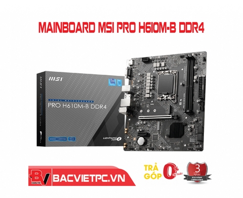 Mainboard MSI PRO H610M-B DDR4