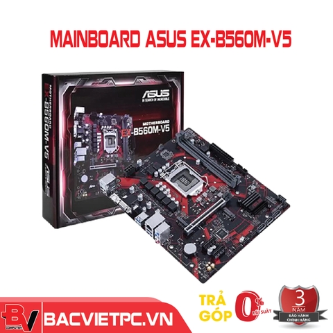 Mainboard ASUS EX-B560M-V5 (Intel B560, Socket 1200, m-ATX, 2 khe Ram DDR4)