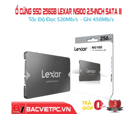 Ổ cứng SSD LEXAR NS100 256GB Sata3 2.5-inch