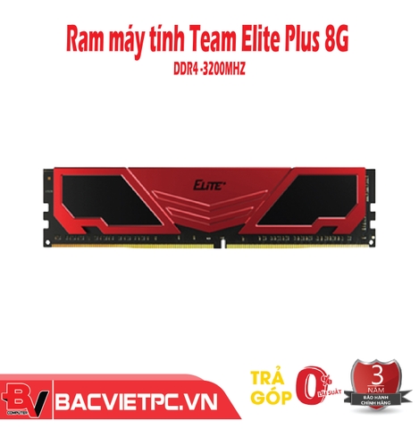 Ram máy tính Team Elite Plus 8G DDR4 -3200MHZ(TG)