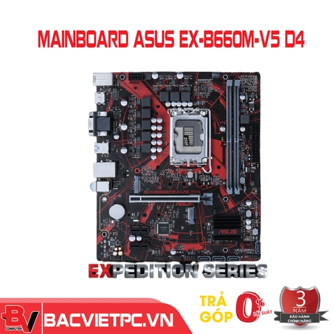 Mainboard Asus EX-B660M-V5 D4 (Intel B660, LGA 1700, M-ATX, 2 khe Ram DDR4)