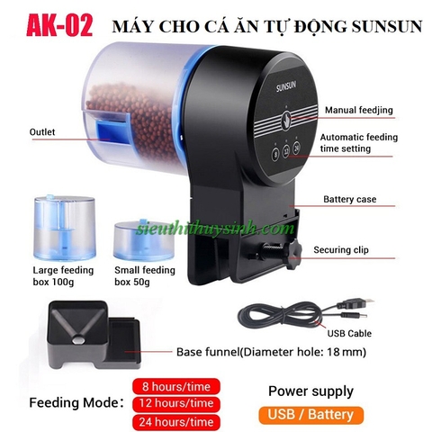 Máy cho ăn tự động Sunsun AK02