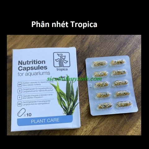 Phân nhét Tropica Nutrition capsules for aquariums