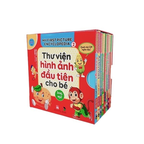 Bộ Hộp Thư Viện Hình Ảnh Đầu Tiên Cho Bé Từ 0-6 Tuổi Song Ngữ Việt Anh - Tập 2