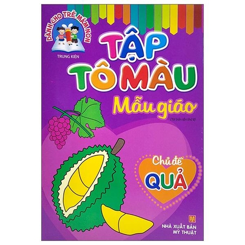 Tập Tô Màu Mẫu Giáo - Chủ Đề Quả