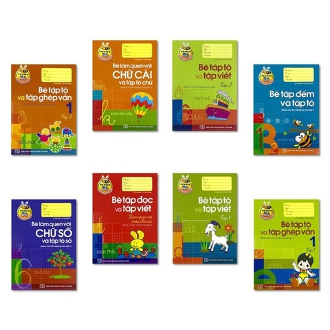 Chuẩn Bị Cho Bé Vào Lớp Một (Túi 8 Cuốn)