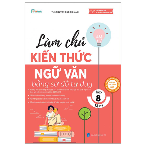 Làm Chủ Kiến Thức Ngữ Văn Bằng Sơ Đồ Tư Duy Lớp 8 - Tập 1