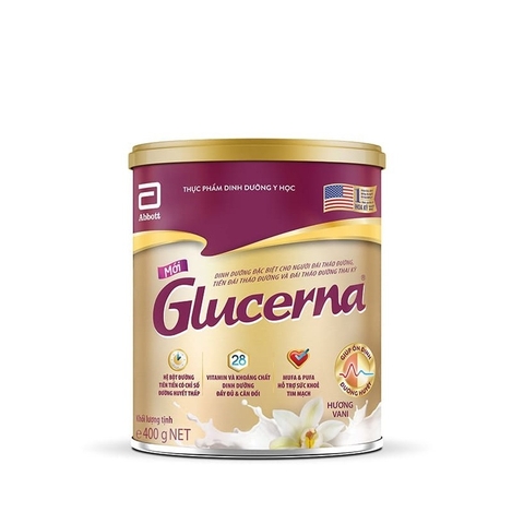 Sữa bột Glucerna, hương vani-Abbott, hộp (400g).
