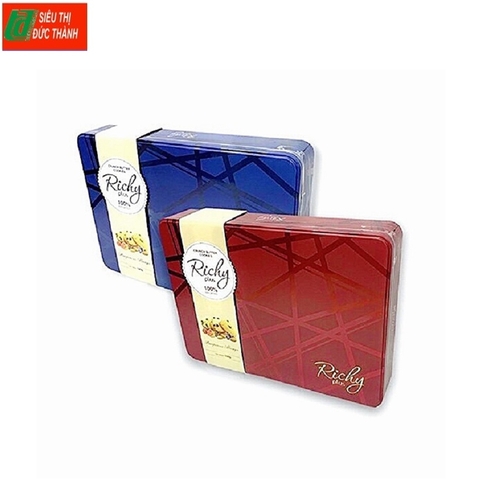 Bánh Richy Plus bơ thập cẩm-Richy VN, hộp thiếc (500g).