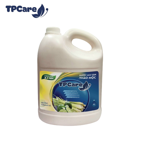 Nước lau sàn thảo mộc, hương chanh xả-TPCare, can (4lít).