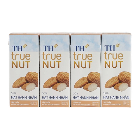 Sữa hạt hạnh nhân, TH true Nut (180ml*4 hộp).