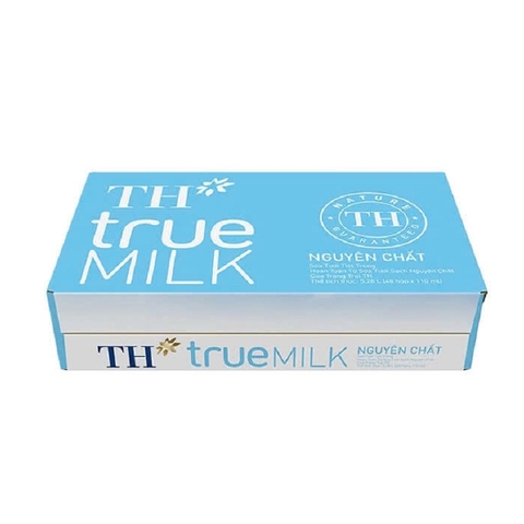 Sữa tươi tiệt trùng TH true Milk, nguyên chất, thùng (110ml*48hộp),