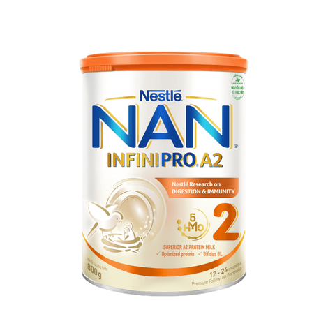 Sữa Nan InfiniPro A2, số 2 (12-24 tháng tuổi)-Thụy Sĩ, hộp (800g).