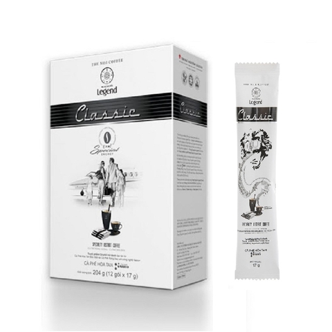 Cà phê hòa tan Legend Classic-Trung Nguyên, hộp (204g/12gói*17g).