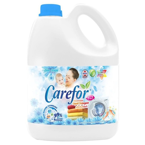 Nước giặt xả Carefor, can xanh (3500ml).